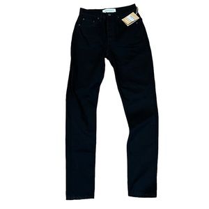Reformation Womans Melissa High Waisted Black Skinny Jeans
